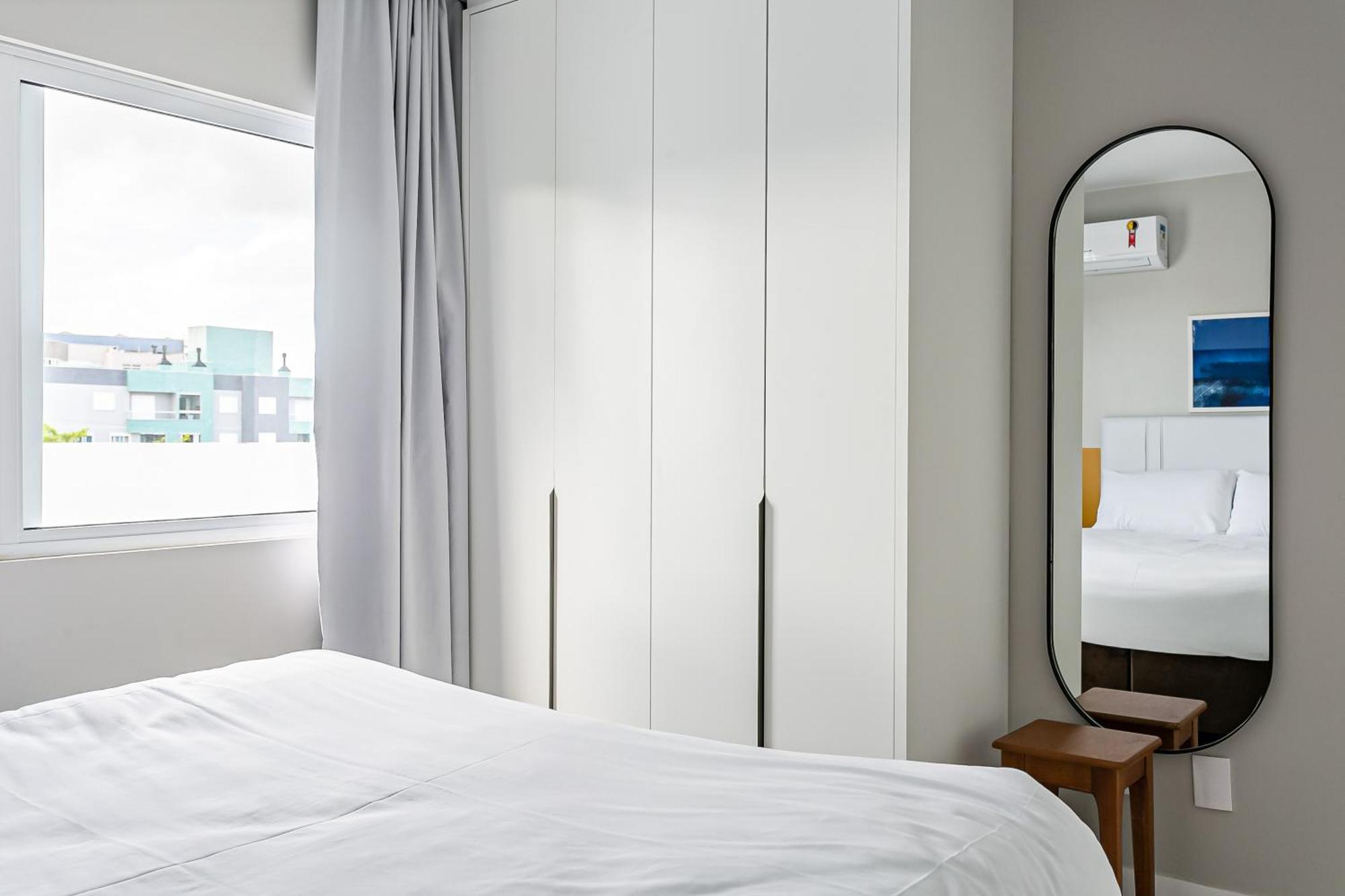 Predio Com Apartamentos Completos, Com Piscina E A Passos Da Praia - Agua Marinha Florianópolis Dış mekan fotoğraf
